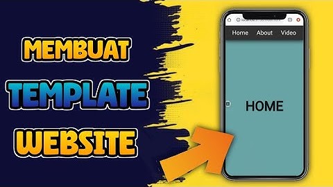 Membuat Template website menggunakan HTML & CSS bagi pemula!