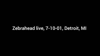 Zebrahead live 7/10/2001, Detroit, MI (Full Show)