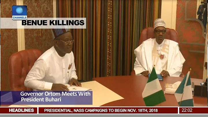 Gov. Ortom Briefs President Buhari On Benue Security Pt.1 |News@10| 09/01/18