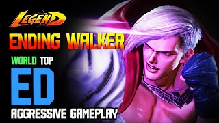 SF6🔥 Ending Walker (ED) World Best Aggressive & Sensible Gameplay !🔥Ranked Match 🔥 SF6 DLC Replays🔥