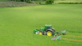 Silage making at Oakchurch Farm