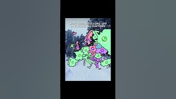 The most used messaging app in European countries