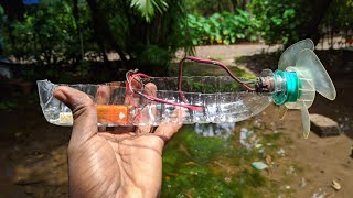 How To Make DIY Bottle Boat With dc motor