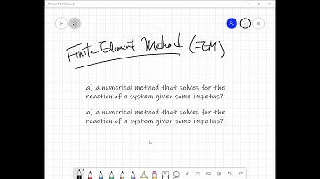 Finite element method - Huay Din, 2020