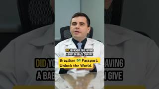 Permanent Residency in Brazil (2025) – Secure Residency Through Your Baby | Birth in Brazil #shorts