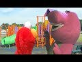 Elmo Vs Barney The Dinosaur