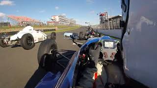 Formula Ford Festival 2023 Brands Hatch last chance race CRASH