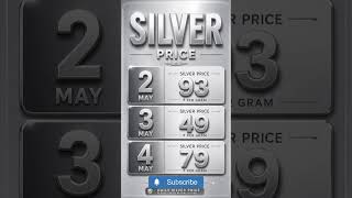 Today silver rate 4 May 2026 #silverrate #silver #silverprice Silver price chandi bhav