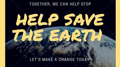 Infomatrix Asia 2020 -Help save the earth