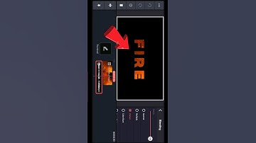 Fire text animation edit #kinemaster