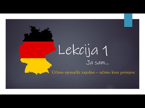 (A1)  LEKCIJA  1 - JA SAM