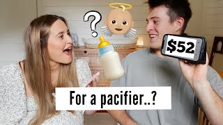 MY HUSBAND GUESSES BABY ITEM PRICES