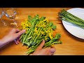 Cooking Freshly Picked Flowers for Japanese Spring Dinner