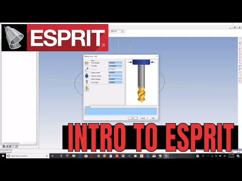 Esprit Tutorial: Intro To Esprit CAD/CAM