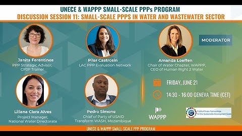 Small-scale PPPs Discussion Session #11_Small-Scale PPPs in Water and Wastewater Sector