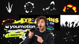 Explosions — Free Cartoon Explosion Elements & Transitions (AE)