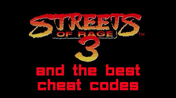 Streets Of Rage 3 and the best cheat codes