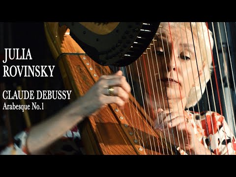 Julia Rovinsky | Debussy Arabesque No.1 | Harp Arrangement #harp #Debussy #juliarovinsky