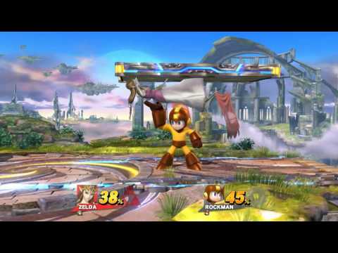 スマブラwiiU　ゼルダvsロックマン【上必殺技】