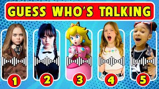 Can You Guess the Youtuber,Tiktoker,Wednesday Character,Meme Voice? Guess Who's Talking !|Great Quiz screenshot 4