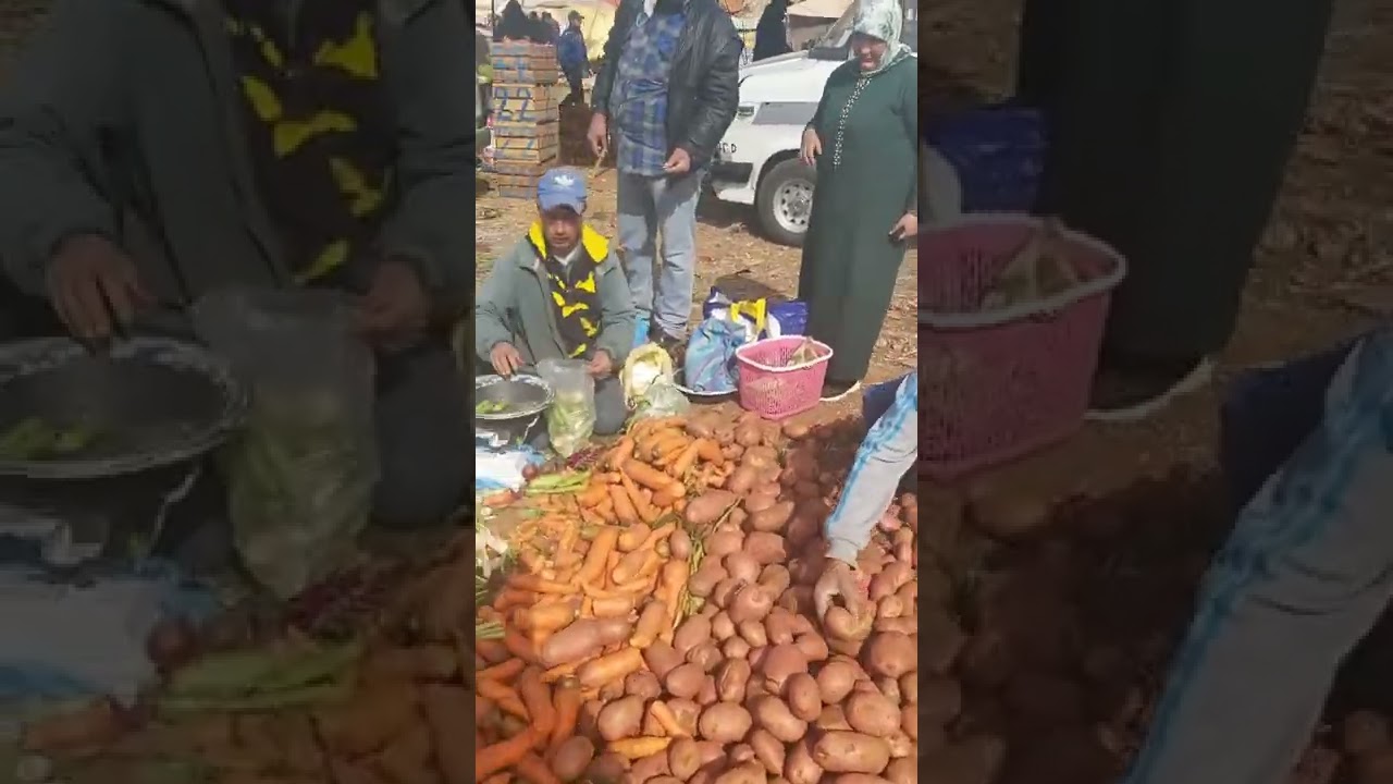 جولة في السوق الاسبوعي لمدينة ابي الجعد