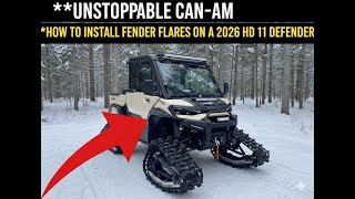 How to Install 2026 Can-Am Defender HD11 OEM Fender Flares (EASY STEP BY STEP)