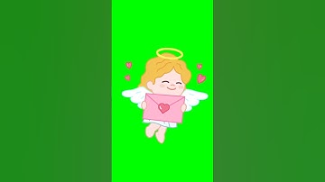 Green Screen Animated Angel | Angel Icon #shorts #angel