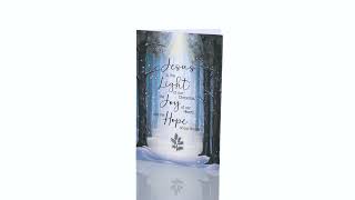 Personalized He is the Light Christmas Card Set of 20 | Walter Drake