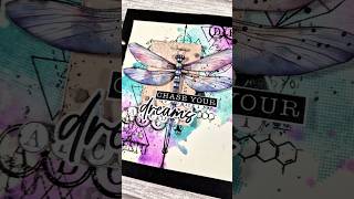 purple and teal - dreamy art journal page