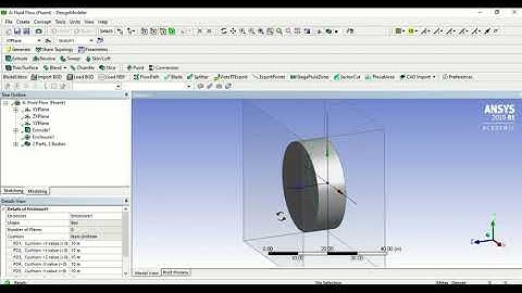 Creating a simple geometry in ANSYS Design Modeler