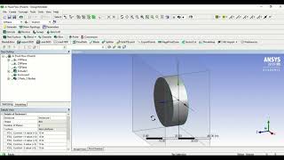 Creating a simple geometry in ANSYS Design Modeler