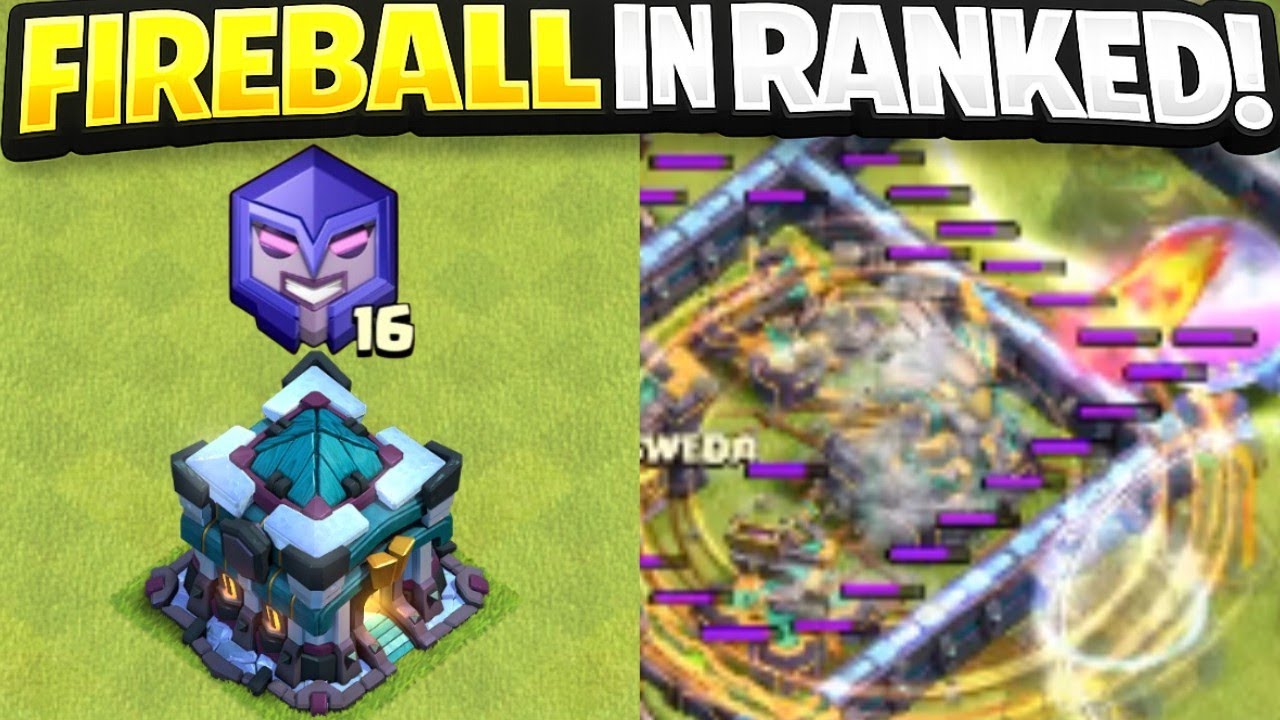 TH13 FIREBALL Rocketloons VS TH14 Bases | Ranked Attacks | Clash of Clans