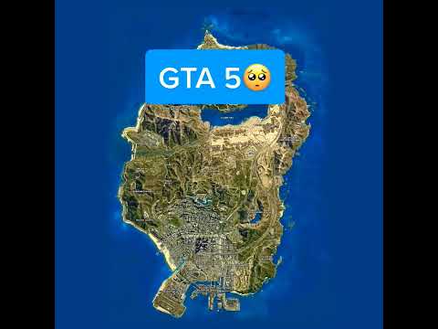 GTA 5 VS GTA 6 #gta5 #vs #gta6 #shorts #map #gta5vsgta6map