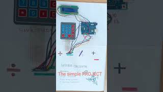 THE simple project fo ece #simpleproject #india #ece #viral #aurdino #calculator #engineering #btech
