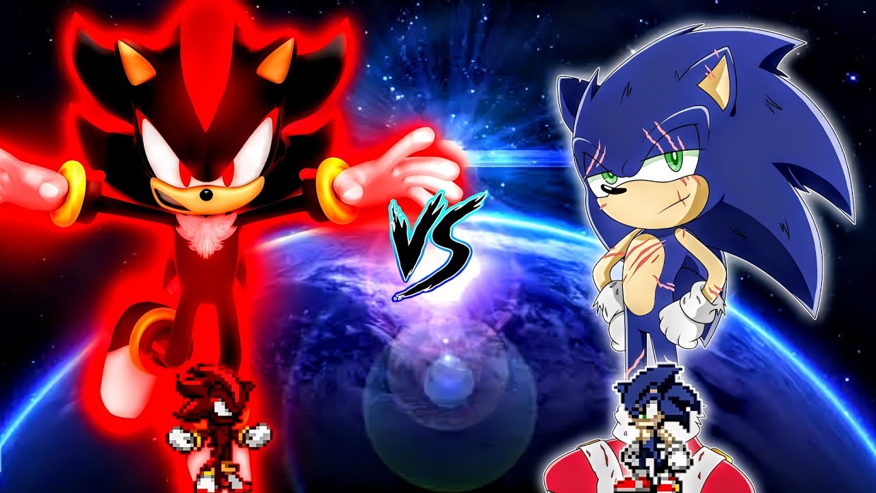 Dark Shadow (New) VS Multiverse Sonic (all form) in Jump Force Mugen ...