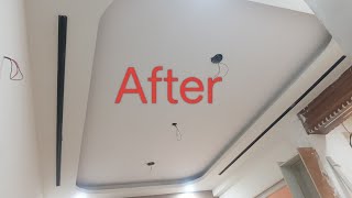 Gypsum  (False Ceiling) Mein Magnetics Track Lights Fits Karne Ka Process  Hain Niche Step-by-Steps 