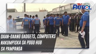 Daan-daang gadgets, computers nakumpiska sa POGO hub sa Pampanga | TV Patrol