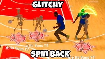HOW TO DO THE SPIN BACK ON NBA 2K22! GLITCHY SPIN BACK DRIBBLE MOVE TUTORIAL ON NBA 2K22 CURRENT GEN