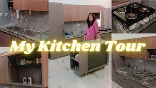 My Kitchen Tour 🔥 | Home & Kitchen Organisation  Ideas💡| Modular kitchen Tour | Kitchen Organisation