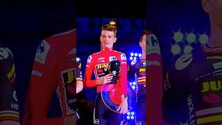 Sepp Kuss - final podium national anthem 2023 Vuelta a España #seppkuss #vueltaespaña