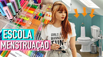O que levar para escola quando estiver menstruada?
