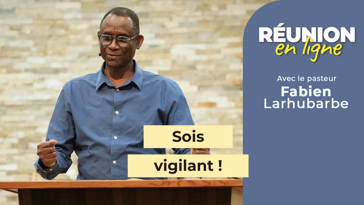 Réunion en ligne | Sois vigilant ! | Fabien Larhubarbe