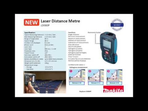 Makita LD080P Laser Distance Metre