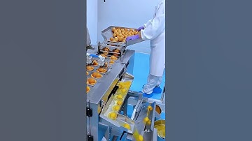 sweets production process in a factory