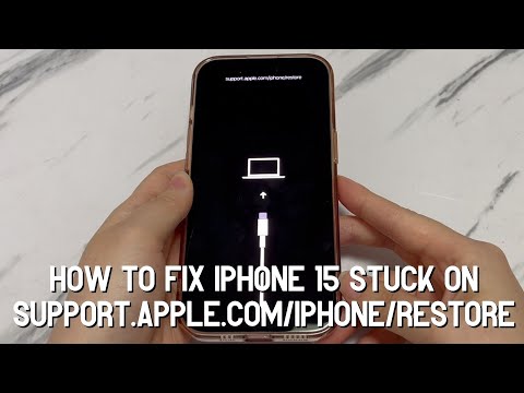 How to Fix iPhone 15 Stuck on support.apple.com/iphone/restore Screen
