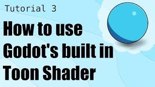 How to use Godot's built-in Toon Shader | Game Dev Tutorial 3