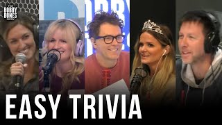 Bobby Bones Show Competes in Super Easy Trivia