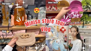 miniso store tour ✨|starting from just 60rs😱