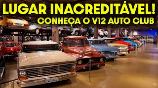 SURREAL! 120 CARROS ANTIGOS E MOTOS NO MESMO ESPAÇO! Conheça o V12 Auto Club