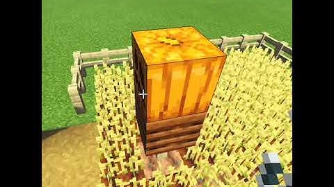 MOST VIRAL HACK HOW TO BUILD A SCARECROW IN MINECRAFT || #Shorts